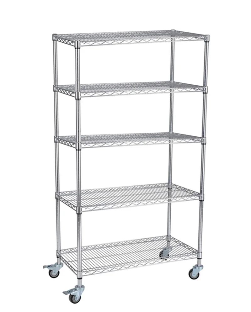 Étagère mobile grillagée compacte LN-1530608 / 600