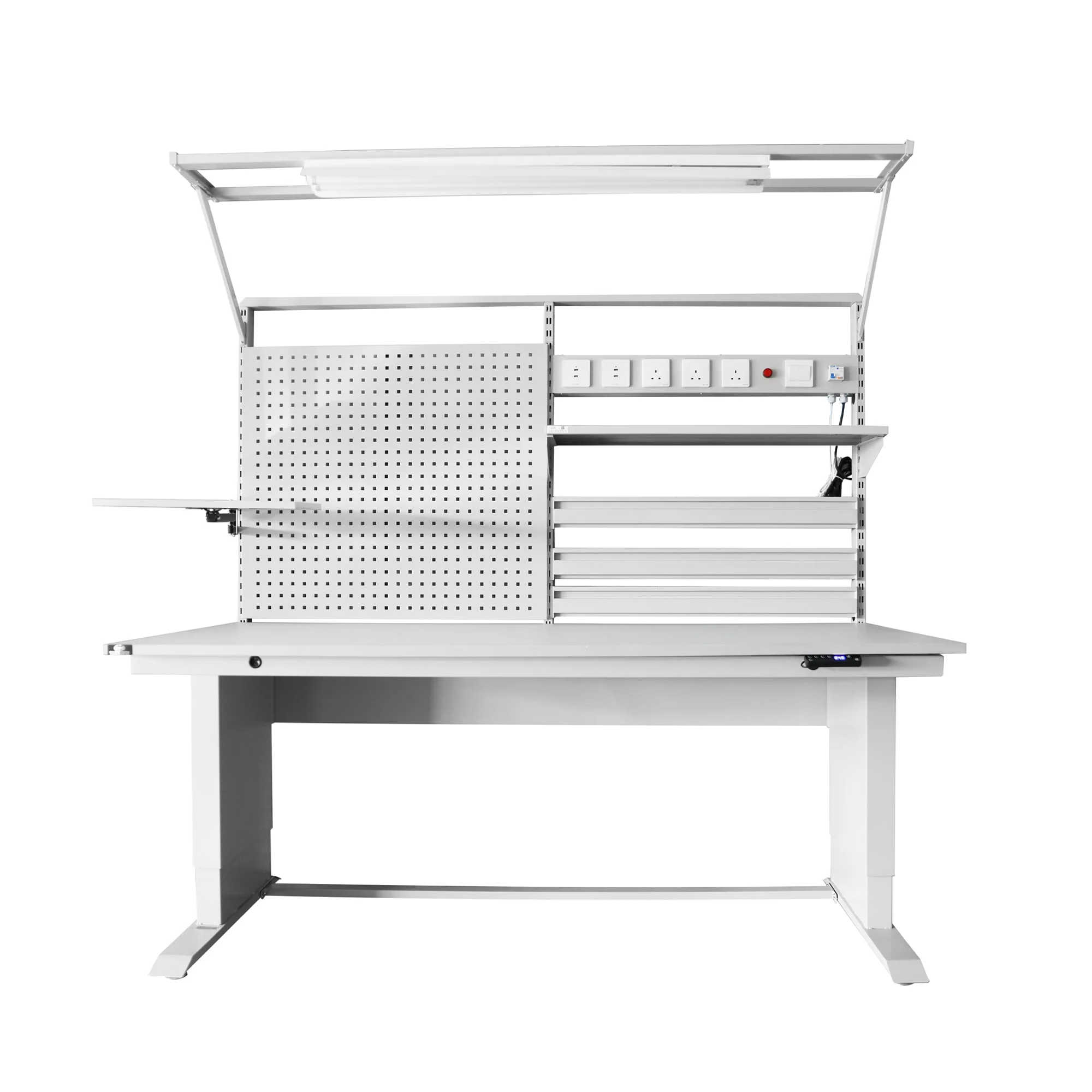 Poste électrique avec grand panneau porte-outils LN-SAW_057